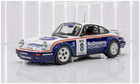 Product 1:43 | IXO-Models RAC457.22 | Rothmans Porsche Rally Team 911 SC RS 1985 #8 - B.B&eacute;guin - J.Lenne