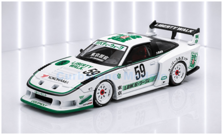 Product 1:64 | MiniGT MGT01181-R | Liberty Walk Nissan 180SX Super Silhouette White 2026