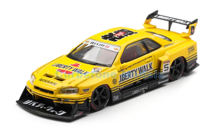 Product 1:64 | MiniGT MGT01182-R | Liberty Walk NissanSkyline GT-R Super Silhouette Sport Yellow 2025