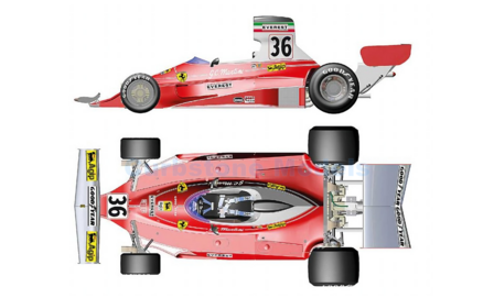 Product 1:24 | Tameo TLK006 | Ferrari 312 T | Scuderia Everest 1976 #36 - G.Martini