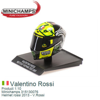 Product 1:10 | Minichamps 315130076 | Helmet rossi 2013 - V.Rossi