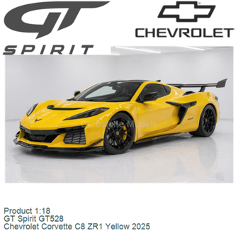 Product 1:18 | GT Spirit GT528 | Chevrolet Corvette C8 ZR1 Yellow 2025
