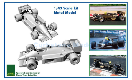 Product 1:43 | Tameo TMK442 | Lotus Renault 97T 1985 - A.Senna - E.de Angelis