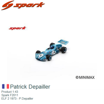 Product 1:43 | Spark F2011 | ELF 2 1973 - P.Depailler