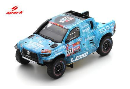Product 1:43 | Spark S5888 | Toyota GR DKR Hilux T1 | Rebellion Racing 2023 #231 - R.Dumas - M.Defino