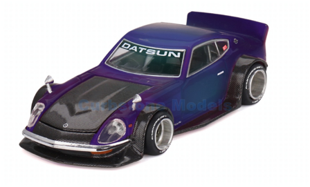 Product 1:64 | Kaido House KHMG297 | Kaido House Fairlady Z Kaido Street V1 Purple and Black 1978
