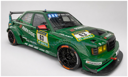 Product 1:18 | Spark 18SG082 | HWA Engineering Speed Mercedes Benz 190 EVO.R 2026 #63 - B.Spengler - C.Gebhardt - E.Holstad - P