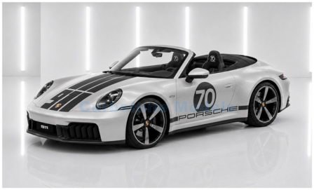 Product 1:18 | Minichamps 155064132 | Porsche 911 Carrera GTS Cabriolet Spirit 70 Black 2025