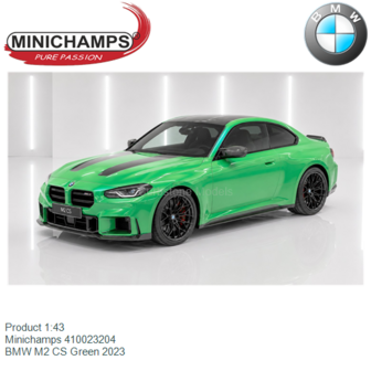 Product 1:43 | Minichamps 410023204 | BMW M2 CS Green 2023