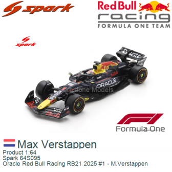 Product 1:64 | Spark 64S095 | Oracle Red Bull Racing RB21 2025 #1 - M.Verstappen