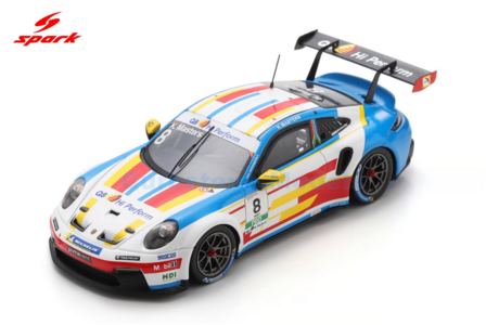 Product 1:43 | Spark SI040 | Porsche 911 GT3 Cup | Team Q8 Hi-Perform 2025 #8 - K.Masters 