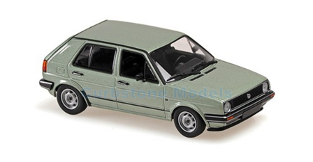 Product 1:43 | Minichamps 940054190 | Volkswagen Golf Mk.2 Silver Green Metallic 1985