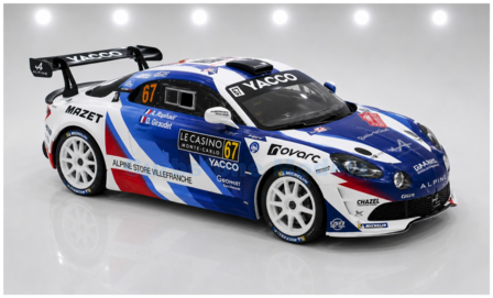 Product 1:43 | IXO-Models RAM980LQ.22 | Alpine A110 RGT | YACCO WRT 2026 #67 - R.Astier - D.Giraudet