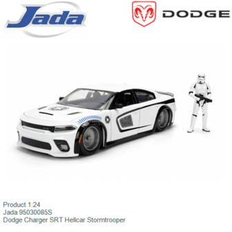 Product 1:24 | Jada 95030085S | Dodge Charger SRT Hellcar Stormtrooper
