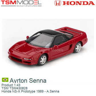 Product 1:43 | TSM TSM430828 | Honda NS-X Prototype 1989 - A.Senna