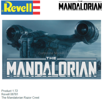 Product 1:72 | Revell 06781 | The Mandalorian Razor Crest
