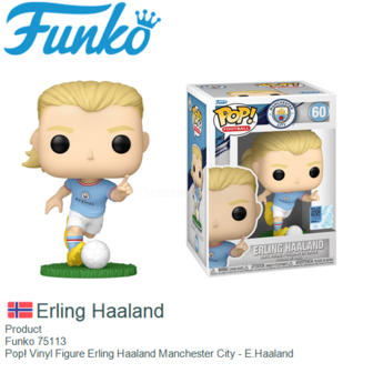 Product  | Funko 75113 | Pop! Vinyl Figure Erling Haaland Manchester City - E.Haaland