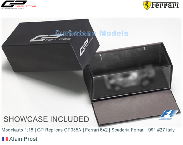 Modelauto 1:18 | GP Replicas GP055A | Ferrari 642 | Scuderia Ferrari 1991 #27 Italy