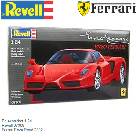 Bouwpakket 1:24 | Revell 07309 | Ferrari Enzo Rood 2002