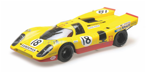 Modelauto 1:12 | Minichamps 125706618 | Porsche 917K | AAW Racing Tam w / David Piper 1970 #18 - Gijs van Lennep
