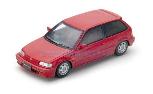 sirene Moedig aan Postbode Modelauto 1:43 | Spark S5451 | Honda Civic EF3 Si Rood | Red 1987