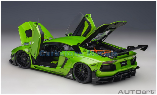 amusement procedure liefdadigheid Modelauto 1:18 | Autoart 79243 | LB Performance Lamborghini Aventador Pearl  Green 2021