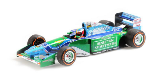 Modelauto 1:18 | Minichamps 510941705 | Benetton B194 Ford 2017 - M.Schumacher