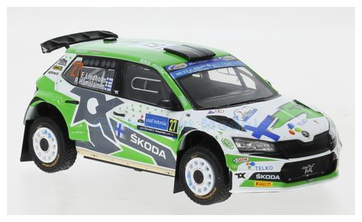 Modelauto 1:43 | IXO-Models RAM863A.22 | Skoda Fabia Rally2 EVO | Toksport WRT 2022 #27 - M.Bulacia - D.Vallejo