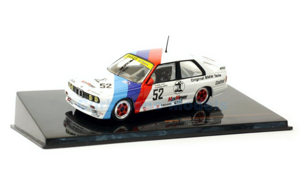 Modelauto 1:43 | IXO-Models GTM131 | BMW M3 E30 WTCC | M-Sport 1988 #52 - W.Vogt - J.Laffite - M.Thatcher