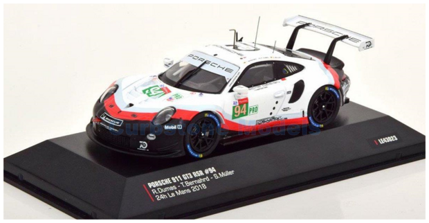 Modelauto 1:43 | IXO-Models LE43023 | Porsche 911 991 RSR 2018 #91 - -.Müller - -.bernard Alain-Michel - L.Dumas