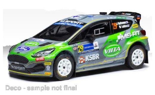 Modelauto 1:43 | IXO-Models RAM864.22 | M-Sport Ford WRT Fiesta R5 Rally2 2022 #29 - J.Huttunen  - M.Lukka 