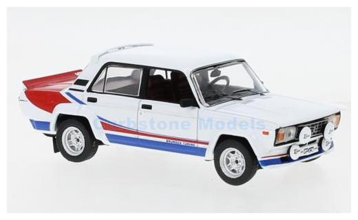 Accessoire 1:43 | IXO-Models CLC452N.22 | Lada 2105 VFTS White with decoration 1983