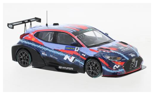 Modelauto 1:43 | IXO-Models GTM161ALQ | Hyundai Motorsport N Veloster N ETCR 2021 #8 - A.Farfus