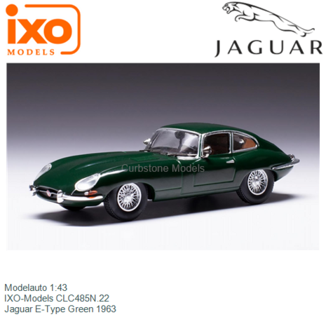 Modelauto 1:43 | IXO-Models CLC485N.22 | Jaguar E-Type Green 1963