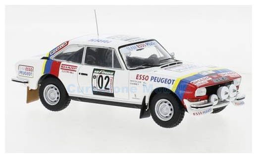 Modelauto 1:43 | IXO-Models RAC417A.22 | ESSO Peugeot Sport 504 Coupé V6 1978 #02 - J.Nicolas - M.Gamet 