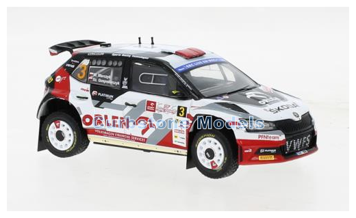 Modelauto 1:43 | IXO-Models RAM858.22 | Skoda Fabia Rally2 Evo 2022 #3 - M.Marczyk  - S.Gosporarczyk 