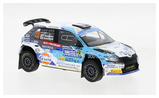 Modelauto 1:43 | IXO-Models RAM867BLQ.22 | Skoda Fabia Rally2 Evo 2022 #23 - T.Asunmaa - V.Mannisenmaki