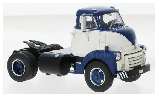 Vrachtwagen 1:43 | IXO-Models TR150.22 | GMC 950 COE White and Blue 1954