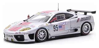 Modelauto 1:43 | Red Line Models RL008 | Ferrari F360 Modena GT | RISI 2003 #95 - J.Mowlen - B.Letzinger - S.Lewis - B.Leitzing