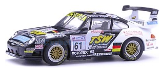 Modelauto 1:43 | Schuco Junior Line 331507916 | Porsche 911 GT2 | Freisinger Motorsport 1999 #61 - E.Palmberoer - M.Ligonnet