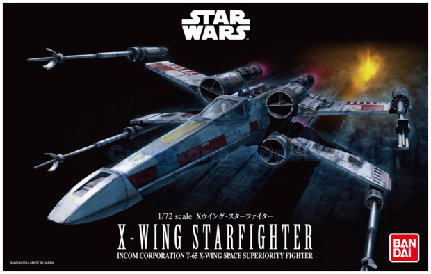 Bouwpakket 1:72 | Bandai 01200 | Star Wars X-Wing Starfighter - L.Skywalker