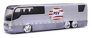 Modelauto 1:64 | Maisto 21010-2 | Spelersbus PSV Zilver