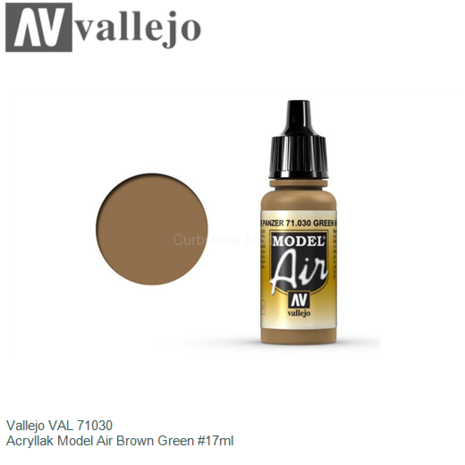  | Vallejo VAL 71030 | Acryllak Model Air Brown Green #17ml