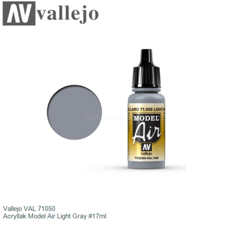  | Vallejo VAL 71050 | Acryllak Model Air Light Gray #17ml