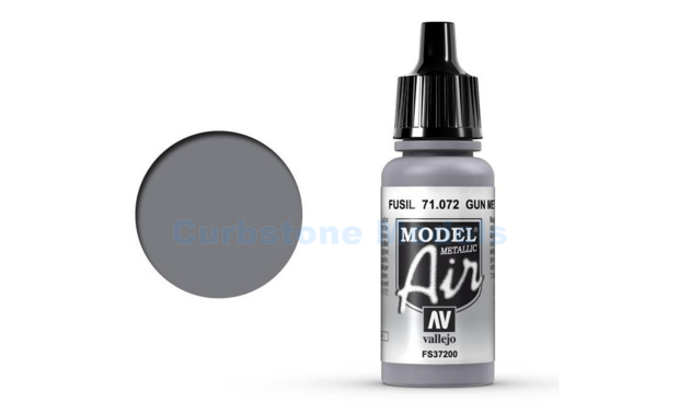  | Vallejo VAL 71072 | Acryllak Model Air Gunmetal (Metallic) #17ml