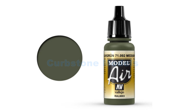  | Vallejo VAL 71092 | Acryllak Model Air Medium Olive #17ml