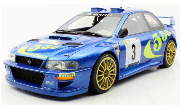Verf  | Zero Paints ZP-1041-2000 | Airbrush Paint 60ml Subaru WRC 555 Rallye Blue 1998