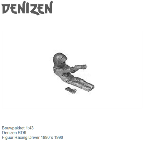 Bouwpakket 1:43 | Denizen RD9 | Figuur Racing Driver 1990`s 1990