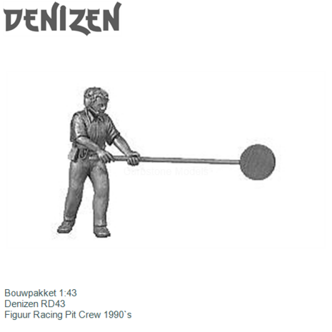 Bouwpakket 1:43 | Denizen RD43 | Figuur Racing Pit Crew 1990`s