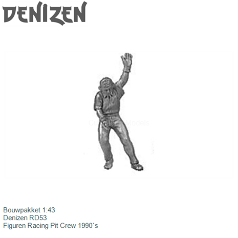 Bouwpakket 1:43 | Denizen RD53 | Figuren Racing Pit Crew 1990`s